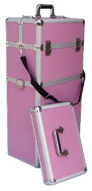 Valise pour coiffure et esthtique modulable - Rose