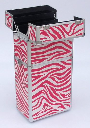 Valise pour coiffure et esthétique modulable - Couleur Zèbre Rose Valise pour coiffure et esthétique modulable - Couleur Zèbre Rose
